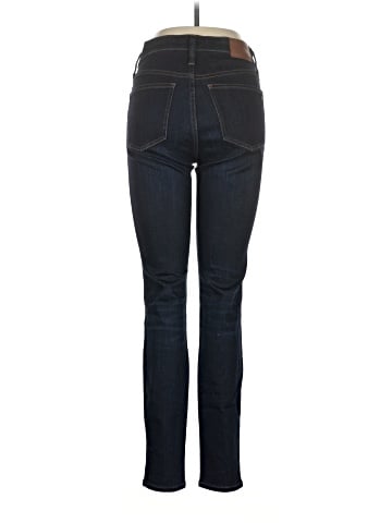 Madewell Tall 9" Mid-Rise Skinny Jeans in Larkspur Wash: TENCEL&trade; Denim Edition (view 2)