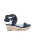 Stuart Weitzman Blue Wedges Size 6 - photo 1