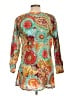 Unbranded 100% Cotton Teal 3/4 Sleeve Blouse Size XL - photo 2