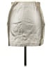 Glam Metallic Silver Faux Leather Skirt Size L - photo 1