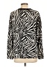 JM Collection Animal Print Black Cardigan Size XL - photo 2