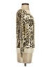 Moda International Animal Print Gold Pullover Sweater Size XS - photo 4