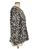 JM Collection Animal Print Black Cardigan Size XL - photo 4