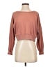 Pink Rose Brown Pullover Sweater Size S - photo 1
