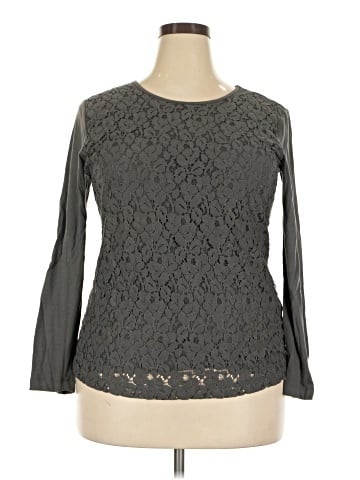 Van Heusen Long Sleeve Blouse (view 1)