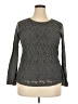 Van Heusen Gray Long Sleeve Blouse Size XL - photo 1