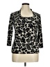 Grace Elements Gray 3/4 Sleeve Top Size XL - photo 1