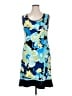 Studio 1 Graphic Blue Casual Dress Size 16 - photo 1
