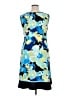 Studio 1 Graphic Blue Casual Dress Size 16 - photo 2