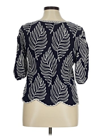 Solitaire 3/4 Sleeve Blouse (view 2)
