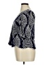 Solitaire Blue 3/4 Sleeve Blouse Size XL - photo 5