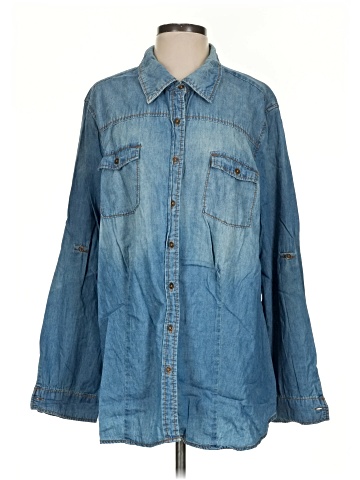 Pure Energy Long Sleeve Button-Down Shirt (view 1)