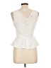 Bebe Ivory Sleeveless Blouse Size L - photo 2