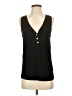 Pol Black Sleeveless T-Shirt Size S - photo 1