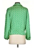 Eclair 100% Polyester Green 3/4 Sleeve Blouse Size S - photo 2
