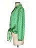 Eclair 100% Polyester Green 3/4 Sleeve Blouse Size S - photo 5