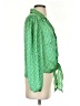 Eclair 100% Polyester Green 3/4 Sleeve Blouse Size S - photo 4