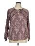 Maurices Brown Long Sleeve Blouse Size XL - photo 1
