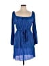 Gabby Skye 100% Polyester Blue Casual Dress Size 16 - photo 1