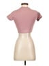 Cotton On Pink Short Sleeve Turtleneck Size S - photo 2
