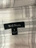 Well Worn 100% Viscose Plaid Silver Long Sleeve Button-Down Shirt Size S - photo 7