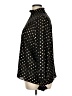 Worthington 100% Polyester Polka Dots Black Gold Long Sleeve Blouse Size XL - photo 5