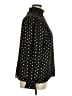 Worthington 100% Polyester Polka Dots Black Gold Long Sleeve Blouse Size XL - photo 4