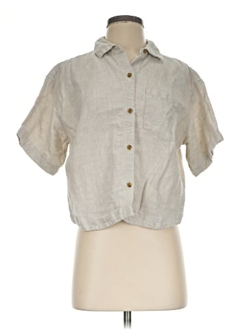 Athleta Short Sleeve Button-Down Shirt (view 1)