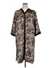 IMAN Animal Print Brown Casual Dress Size XL - photo 1