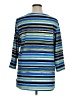 Ruby Rd. Blue 3/4 Sleeve Top Size 1X - photo 2