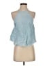 Re:named Blue Sleeveless Blouse Size S - photo 1