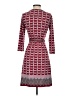 Max Studio Print Burgundy Casual Dress Size S - photo 2