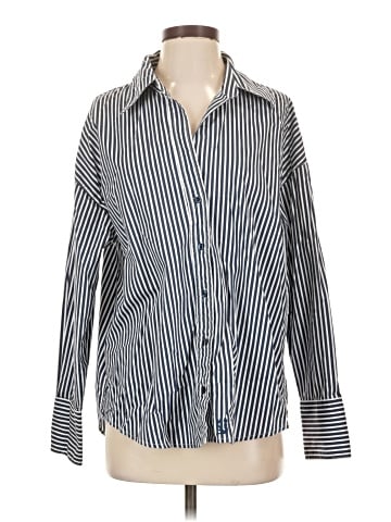 Monrow Long Sleeve Button-Down Shirt (view 1)