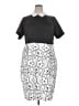ELOQUII Graphic Gray Cocktail Dress Size 22 Plus - photo 1