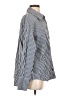 Monrow Stripes Silver Long Sleeve Button-Down Shirt Size S - photo 4
