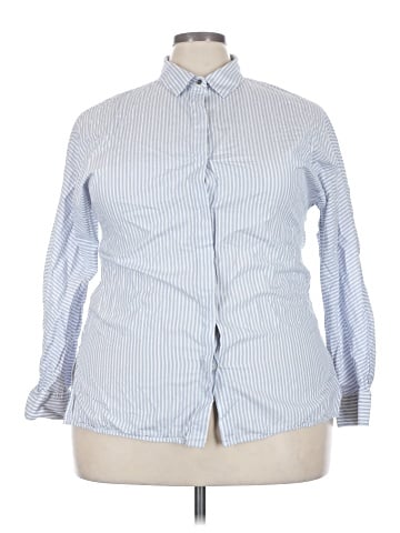 Lafayette 148 New York Long Sleeve Button-Down Shirt (view 1)
