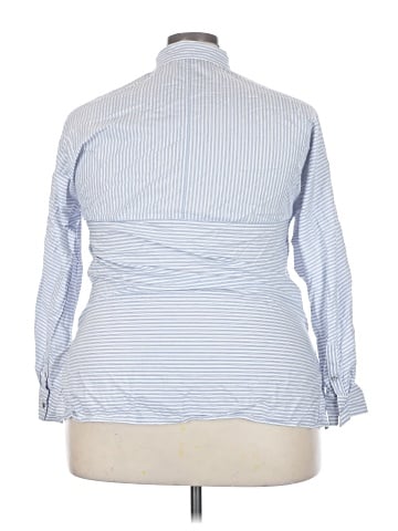 Lafayette 148 New York Long Sleeve Button-Down Shirt (view 2)