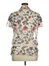Democracy Ivory Short Sleeve Blouse Size XL - photo 2