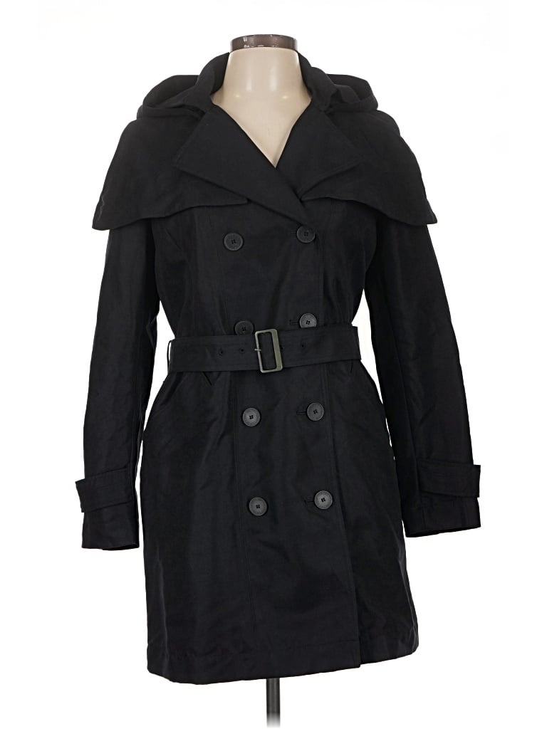 Comptoir Des Cotonniers Trenchcoat In Black