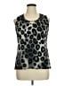 Susan Lawrence Silver Sleeveless Blouse Size XL - photo 1