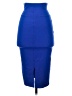 Bebe Solid Blue Formal Skirt Size XS - photo 2