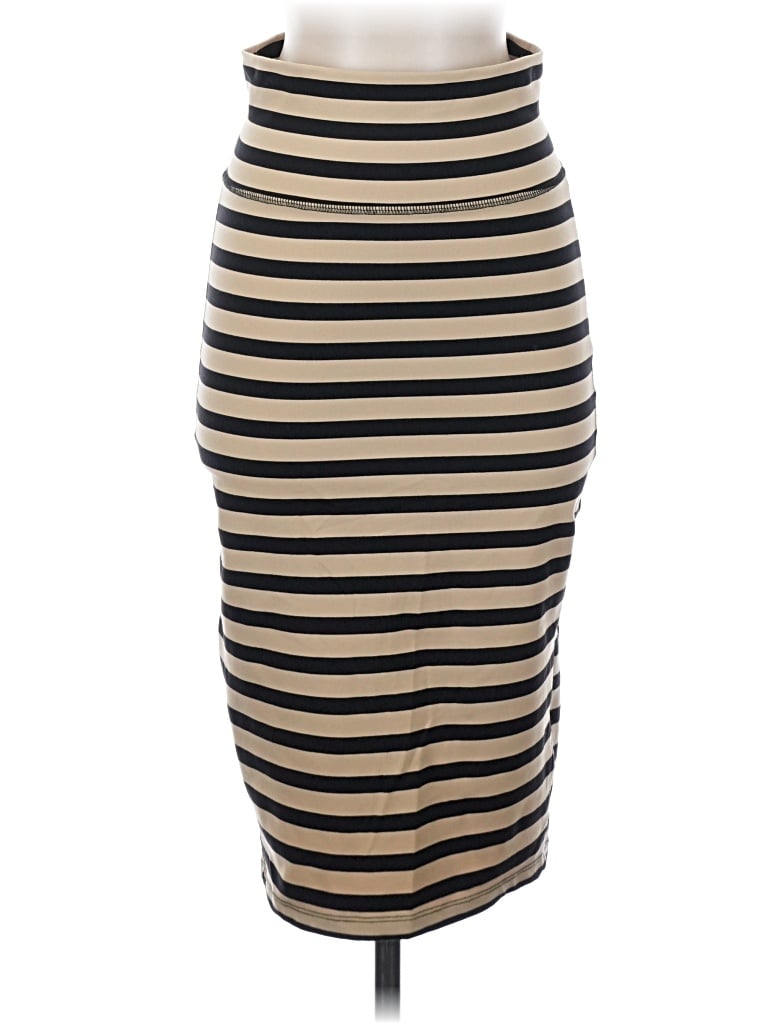 Pre-owned Bebe Casual Skirt In Tan