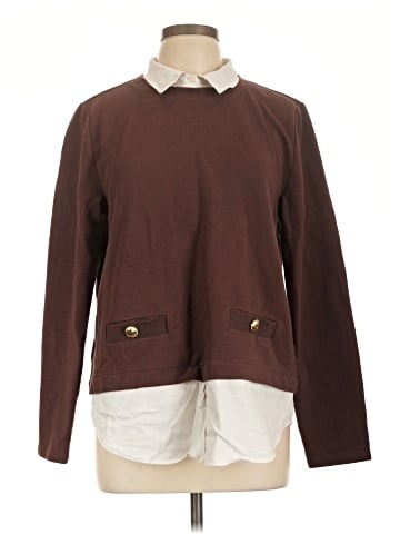 Ann Taylor Long Sleeve Top (view 1)