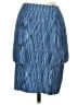 BCBGMAXAZRIA Chevron-herringbone Blue Denim Skirt Size XS - photo 1