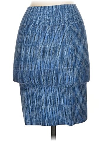 BCBGMAXAZRIA Denim Skirt (view 2)