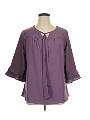 BLOOMCHIC 3/4 Sleeve Blouse (view 1)