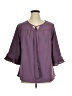 BLOOMCHIC Purple 3/4 Sleeve Blouse Size 14 - 16 - photo 1
