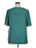 BLOOMCHIC 100% Polyester Teal Short Sleeve Blouse Size 14 - 16 - photo 2