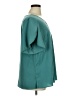 BLOOMCHIC 100% Polyester Teal Short Sleeve Blouse Size 14 - 16 - photo 4