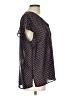DR2 Polka Dots Black Short Sleeve Blouse Size L - photo 4